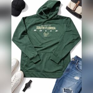 USF Sweatshirt Hoodie Side Zip Size Medium